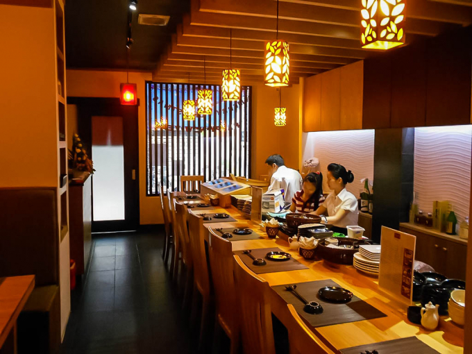 If you are a fan of cherry blossom dishes, you cannot ignore this restaurant.  Photo: Kiwami
