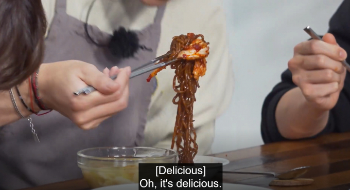 BTS promotes Korean kimchi culture in a clever and intimate way.