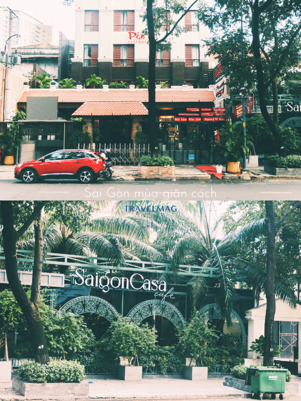 Old Quarter Restaurant (top) and Saigon Casa Cafe (bottom) on Pham Ngoc Thach Street.