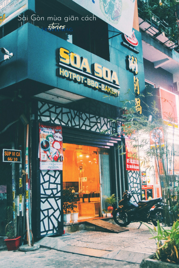 SOA SOA hot pot and grill shop (Pham Ngoc Thach street) only serves takeout.
