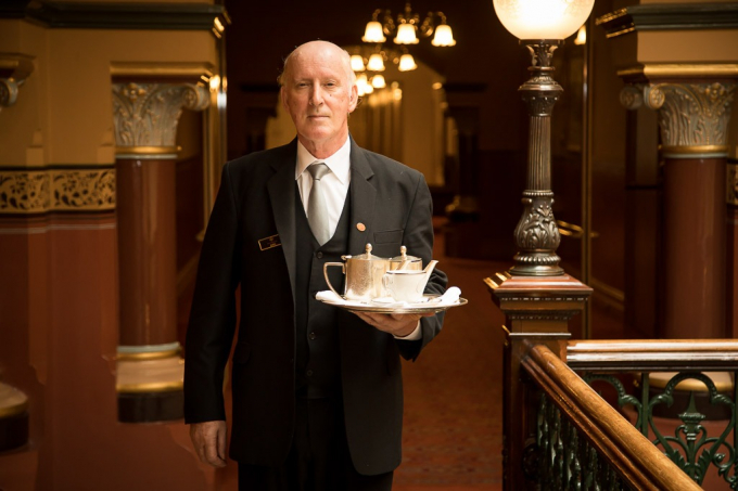 John Culkin - veteran butler at the Windsor Hotel.