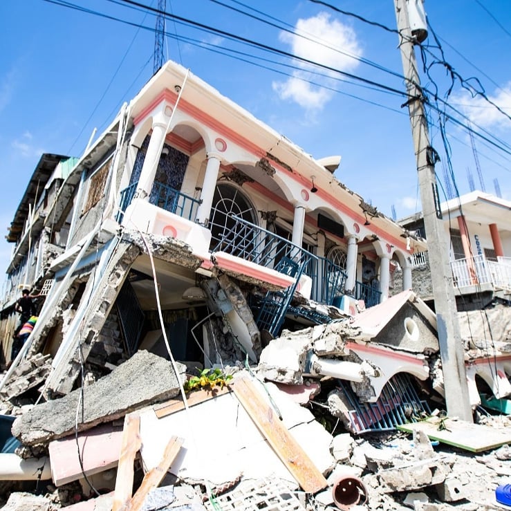 UNICEF also lists Haiti as the country with the highest disaster risk index in the world.  Photo: @dhudemachado