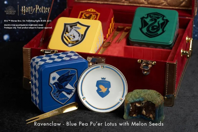 Ravenclaw: Pu-ear butterfly pea, lotus seed and melon seed.