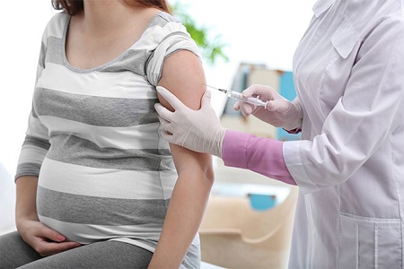 Women under 13 weeks pregnant are not allowed to get the Covid-19 vaccine.