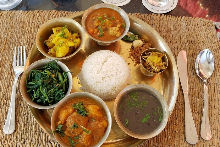 As a Buddhist country, vegetarian dishes are an integral part of traditional Nepali cuisine.