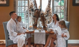 Hotels for animal lovers where wild animals dine with guests