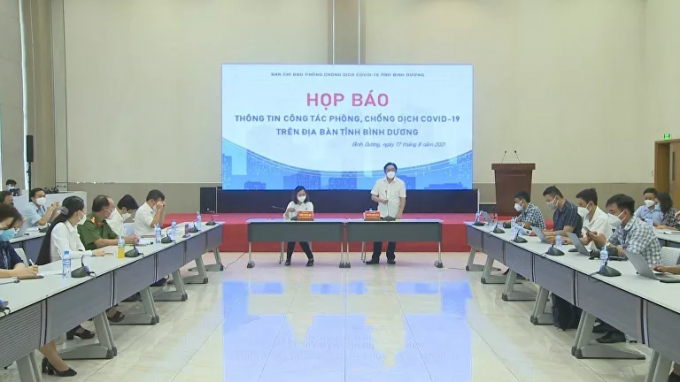 Previously, there was a meeting on disease prevention in Binh Duong province on August 17.