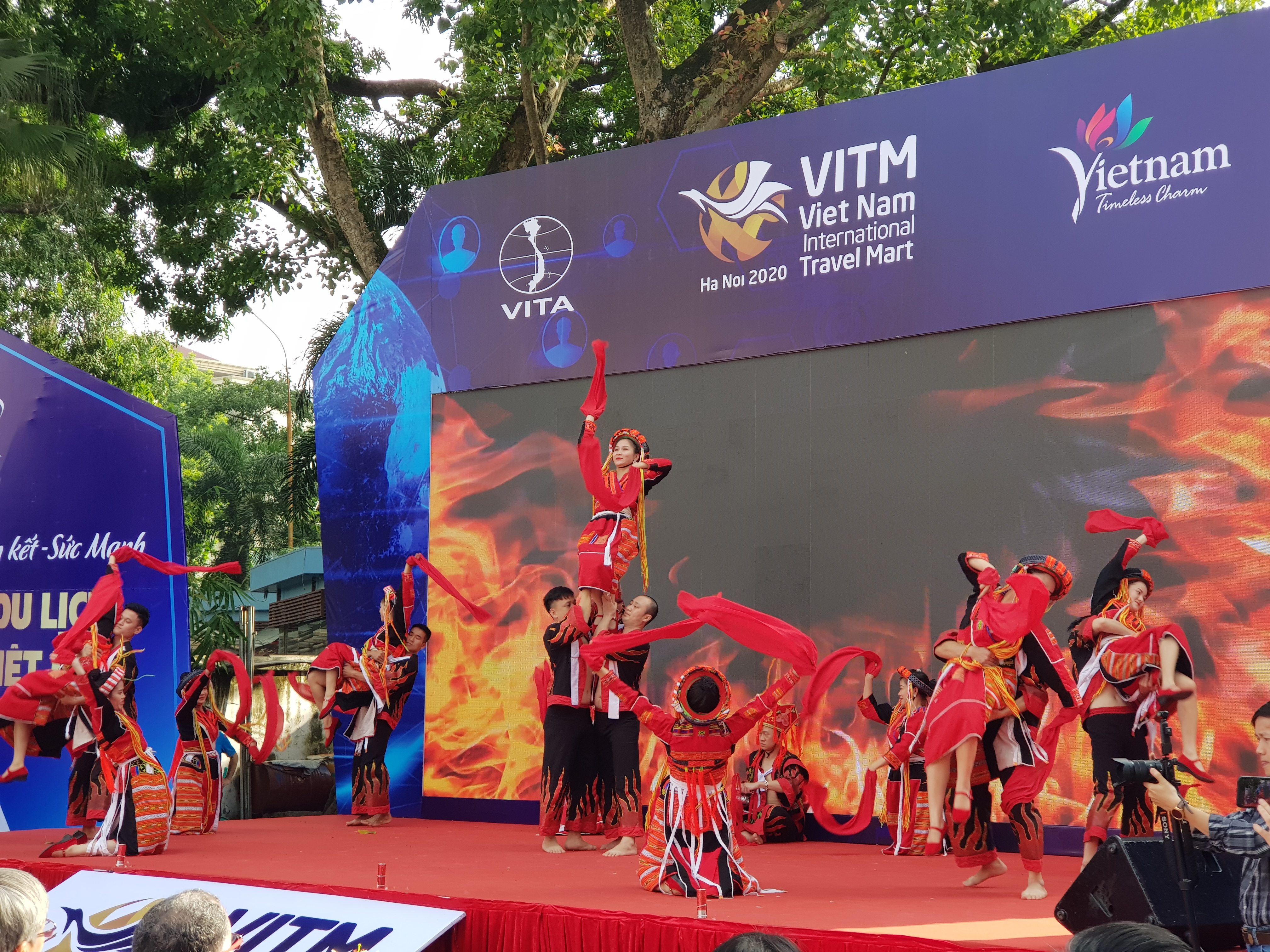 Opening pictures at VITM Hanoi 2020. (Photo: Minh Anh).