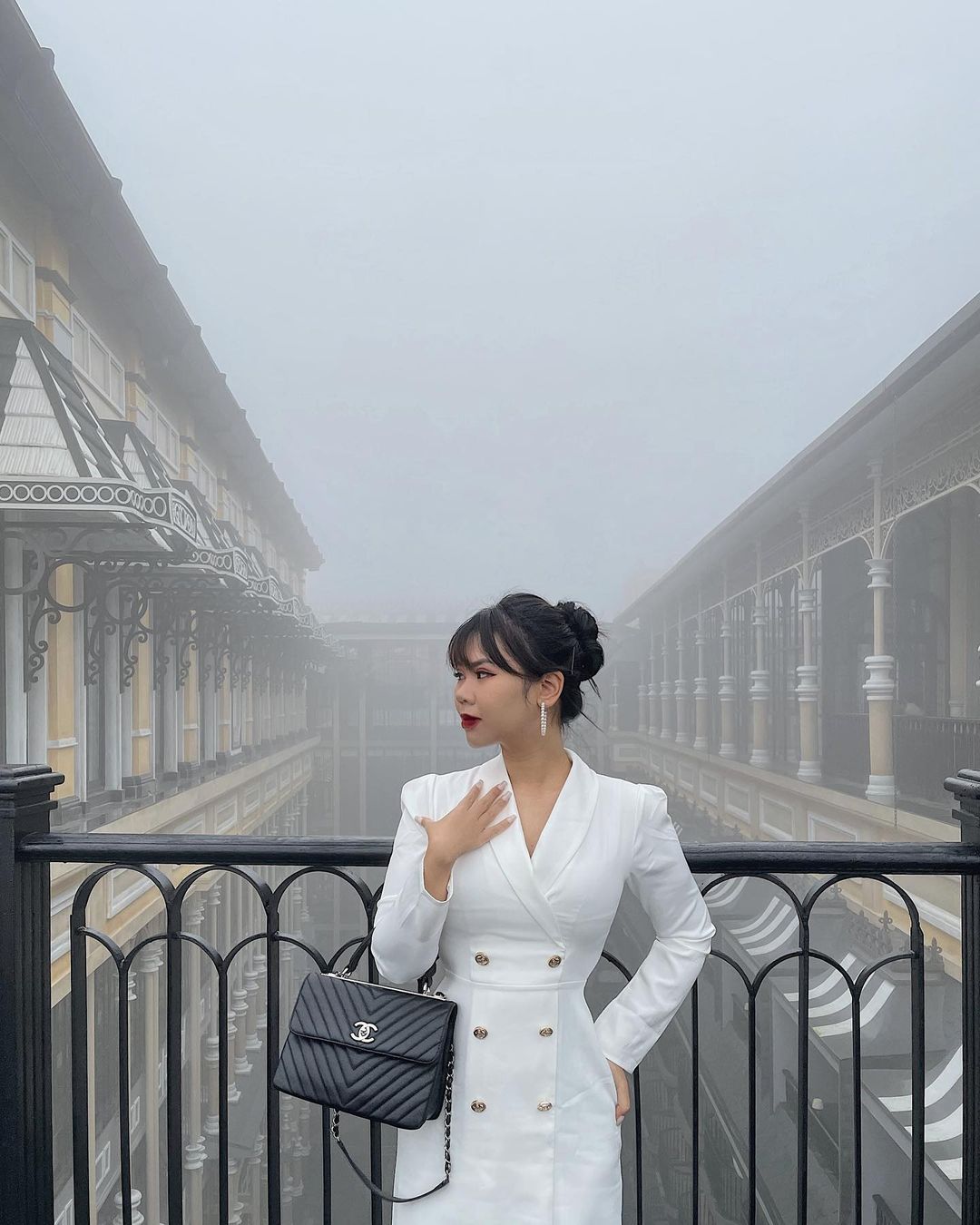 Hotel de la Coupole - MGallery blurred in the mist.  Photo: @__nhy_hg__
