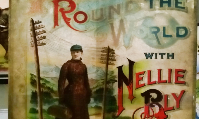 The cover of the book, written by Nellie Bly, chronicles her trip around the world in less than 80 days.  Photo: Dreamstime.