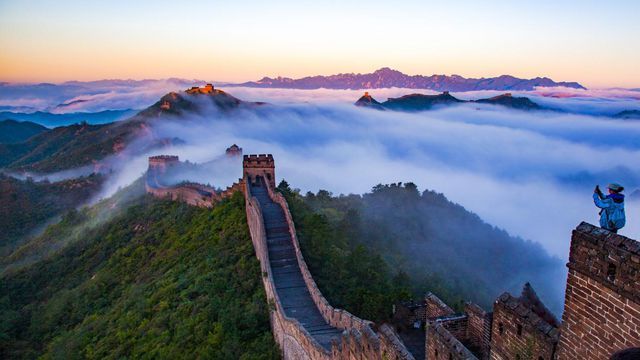 The now famous and well-visited Great Wall of China was built during the Ming Dynasty (1368-1644).