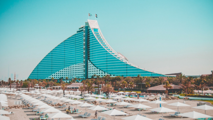 Jumeirah Beach Hotel, Dubai, United Arab Emirates.  Photo: @_marcandre_.